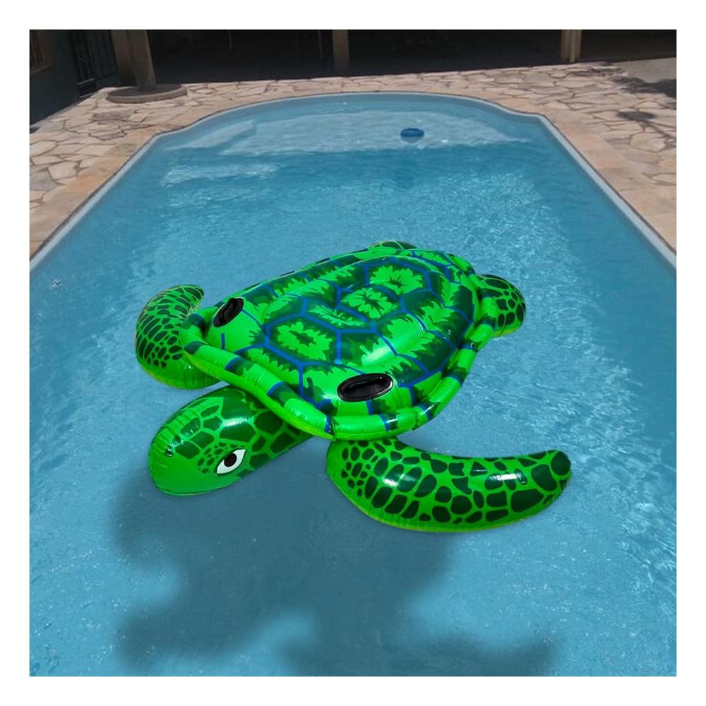 Flotador Grande Tortuga Verde 150 x 127 cm para Agua