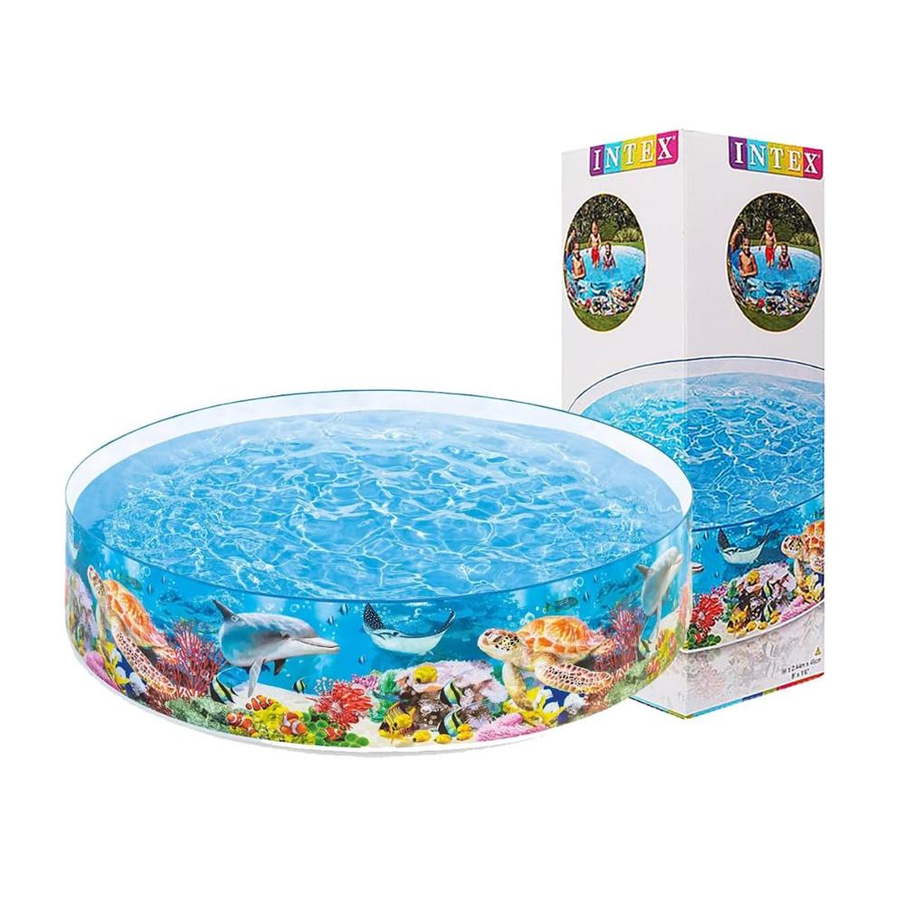 Pileta Inflable con Figura Delfin para Casa y Patio en Temporada de Verano Y+Papel Regalo
