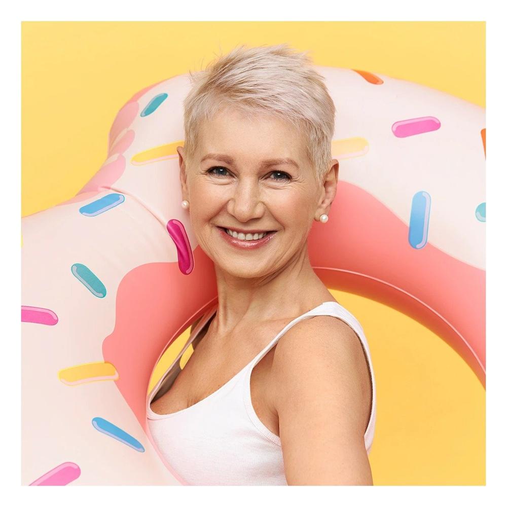 Aro Inflable Donal Pink 107 cm Divertido y Seguro para Piscina Infantil