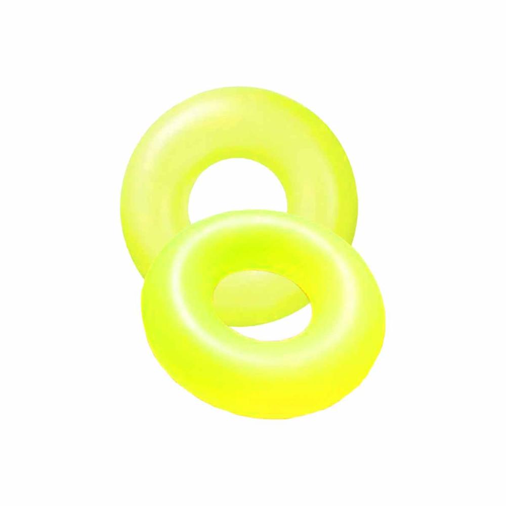 Colchoneta Acuatica Neon Amarillo 91 cm para Juegos en Agua Y+Papel Regalo