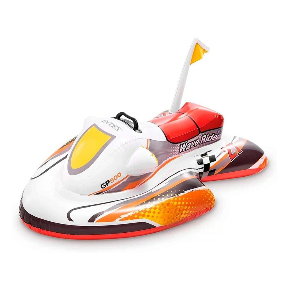 Colchoneta Acuatica Moto 117 x 77 cm para Juegos en Agua Y+Papel Regalo