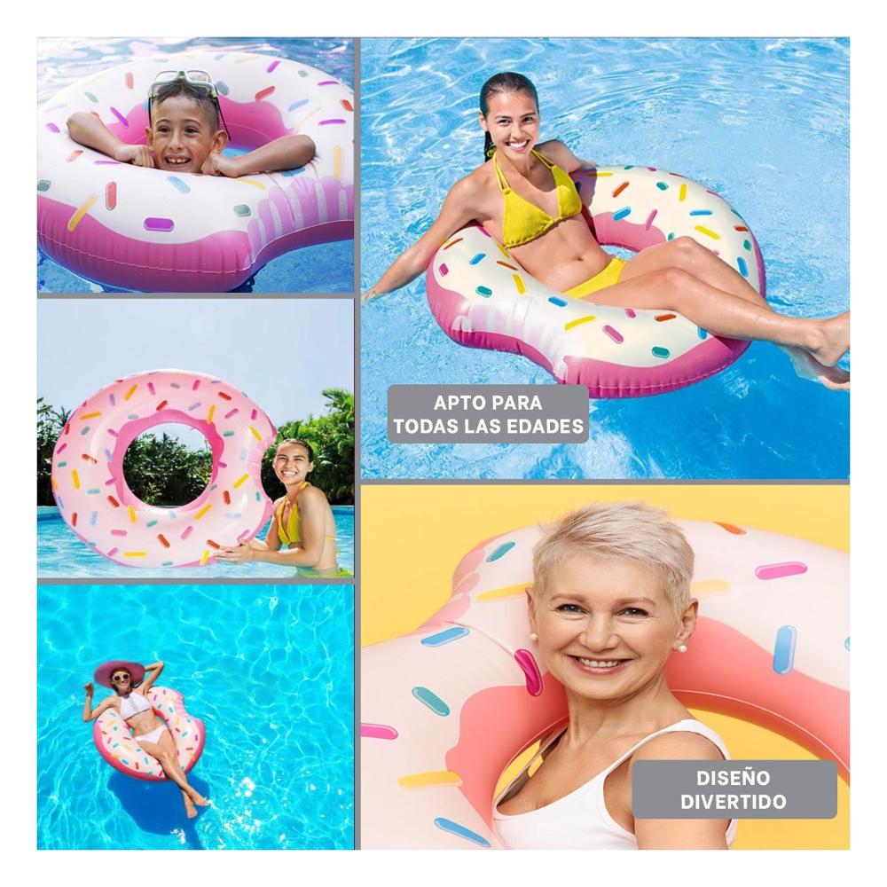 Aro para Piscina Donal Pink 107 cm Seguro y Comodo para Niños Y+Post It