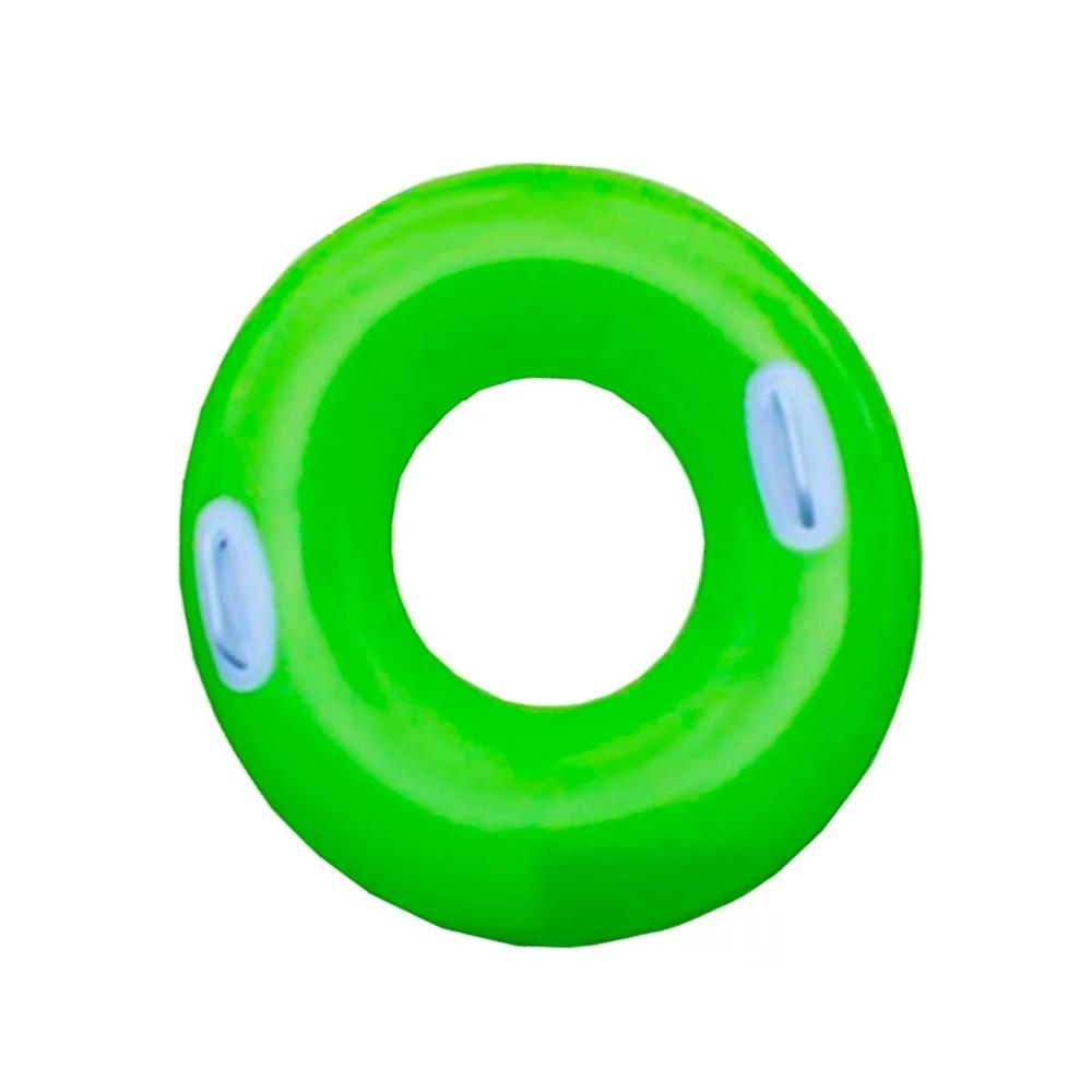 Inflable con Asa Verde 76 cm Ludico y Divertido para Juegos en Piscina Y+Papel Regalo