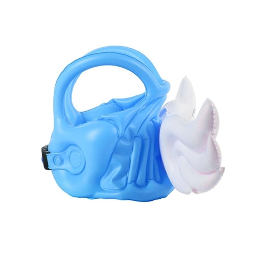 Inflable con Alas Azul Claro Ludico y Divertido para Juegos en Piscina Y+Papel Regalo