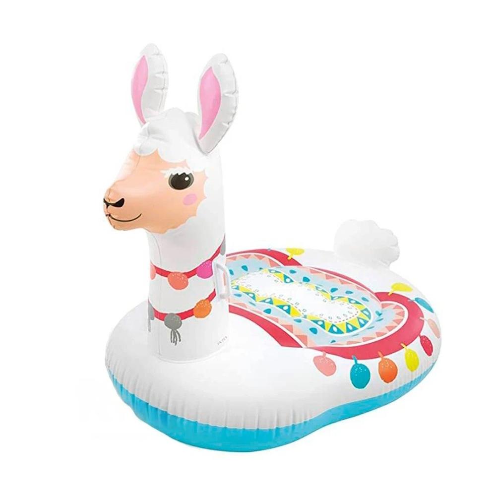 Colchoneta Acuatica Llama 94 x 135 x 112 cm para Juegos en Agua Y+Papel Regalo