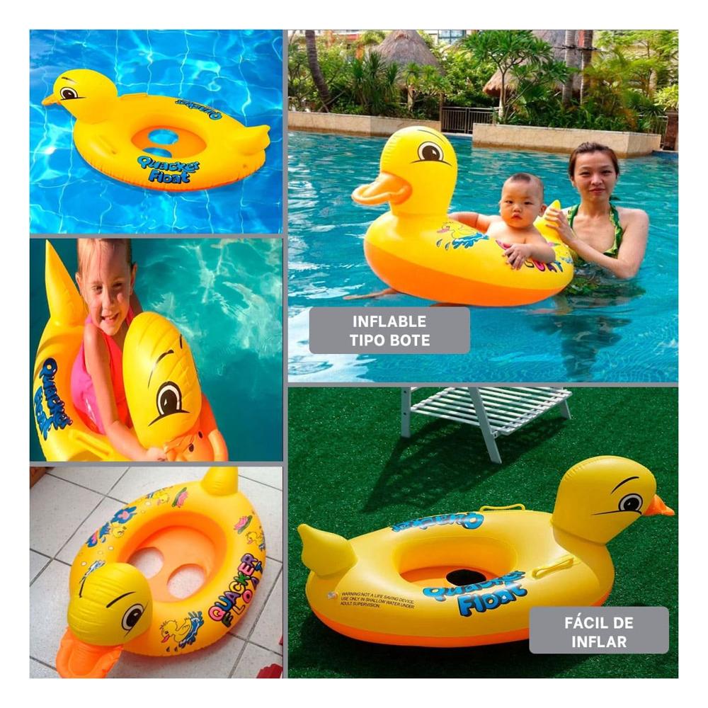 Colchoneta Flotante Pato 31 x 24 cm para Piscina y Playa Y+Post It