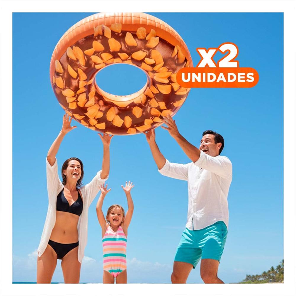 Pack2 Flotante Infantil Donal Chocolate 114 cm Resistente y Seguro Y+Regalo Sticker