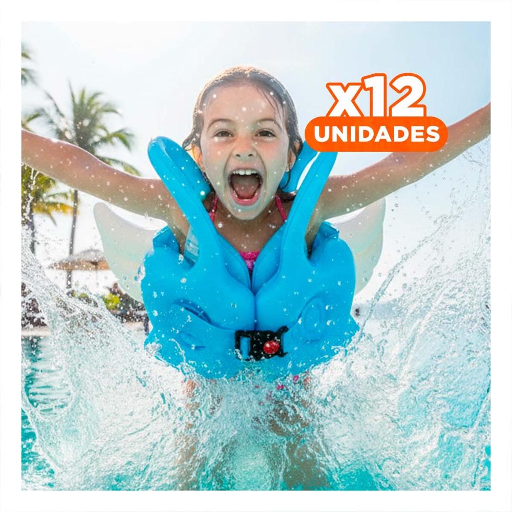 Pack12 Juguete con Alas Azul Claro Facil de Usar y Ludico para Niños