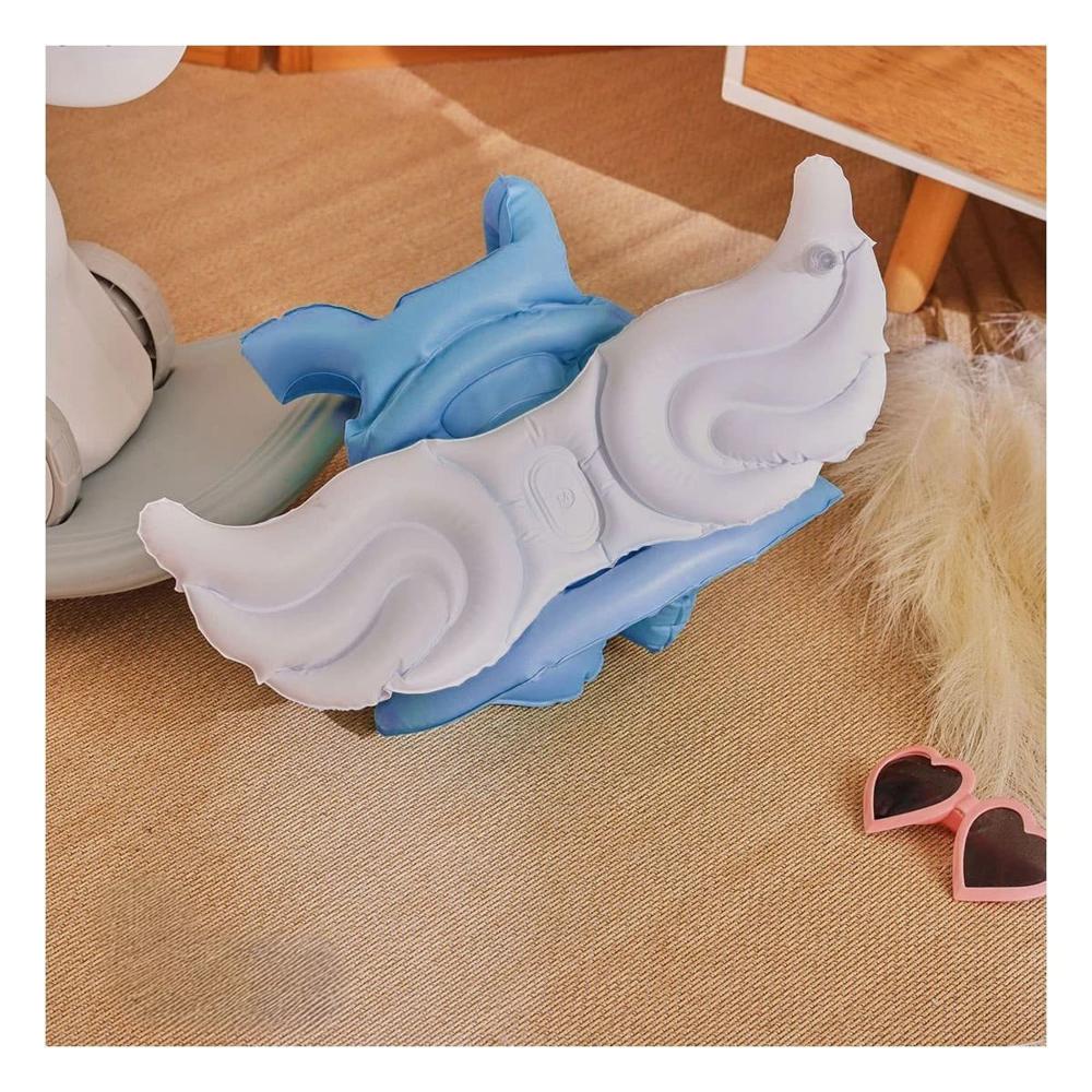 Inflable con Alas Azul Claro Facil de Usar y Seguro para Piscina Y+Ligas Regalo