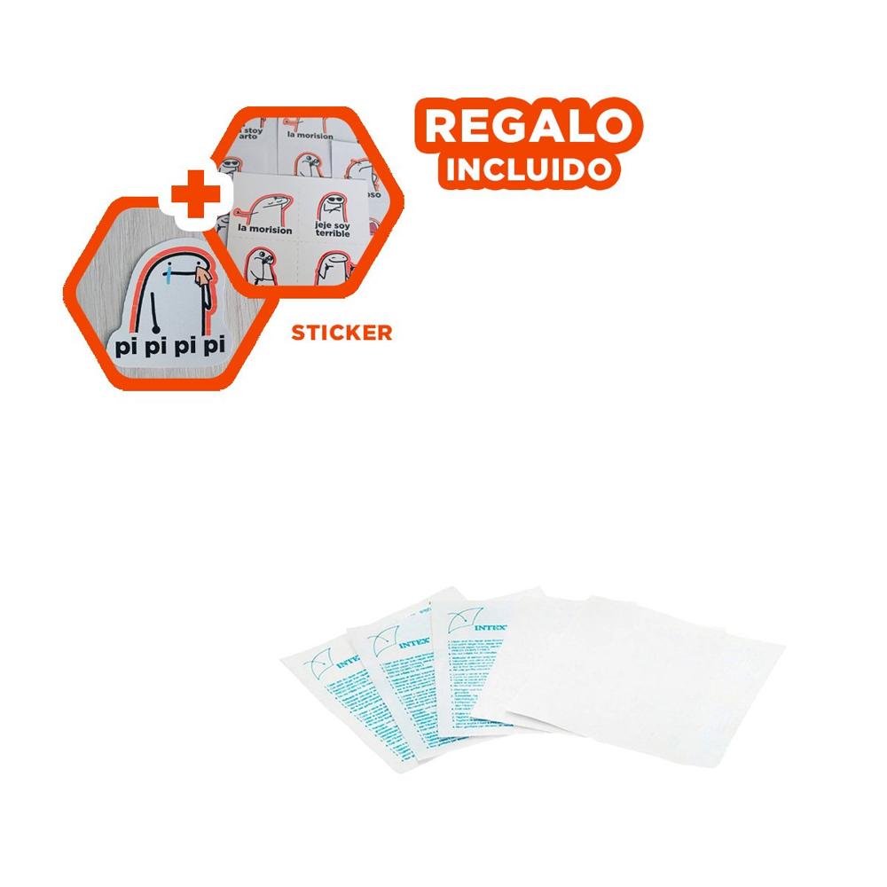 Parches de Reparacion Autoadhesivos 7 cm para Flotadores Piscinas y Juegos Y+Regalo Sticker