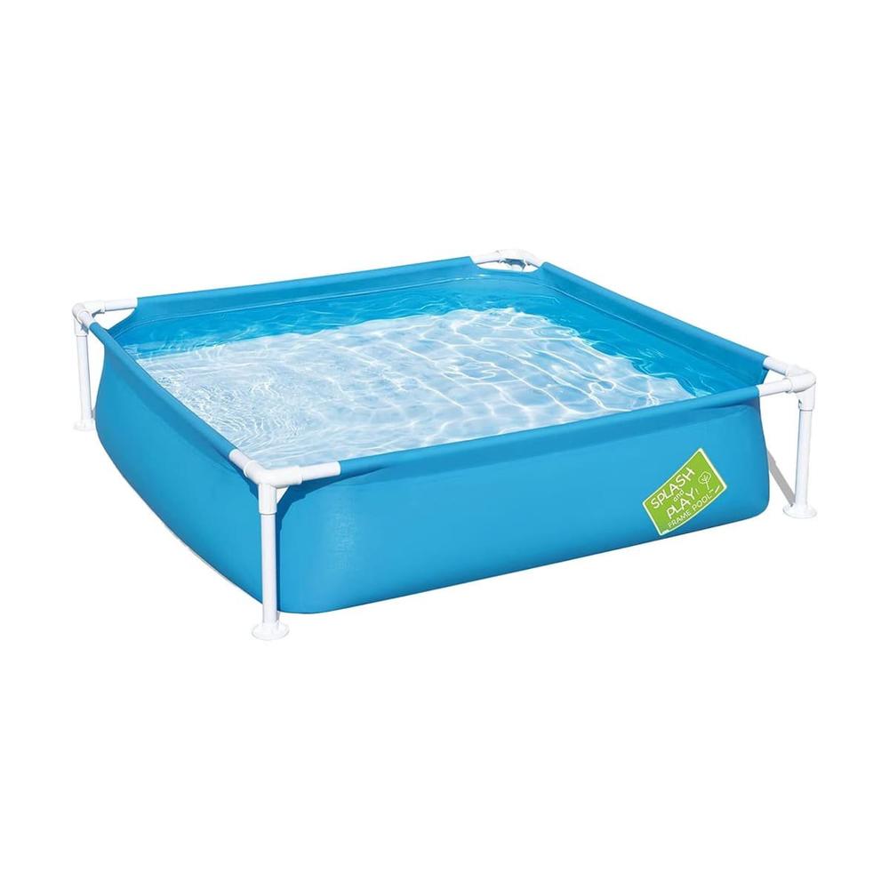 Piscina Desmontable para Ninos 1,22 x 1,22 x 30 cm para Patio Familiar Y+Papel Regalo