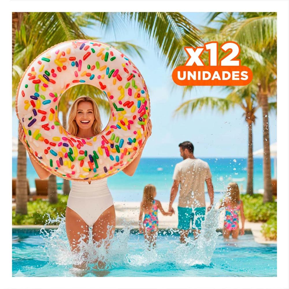 Pack12 Juguete para Piscina Donal Sprint 114 cm Divertido y Comodo