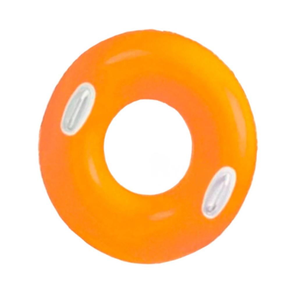 Inflable con Asa Anaranjado 76 cm Ludico y Divertido para Juegos en Piscina Y+Papel Regalo