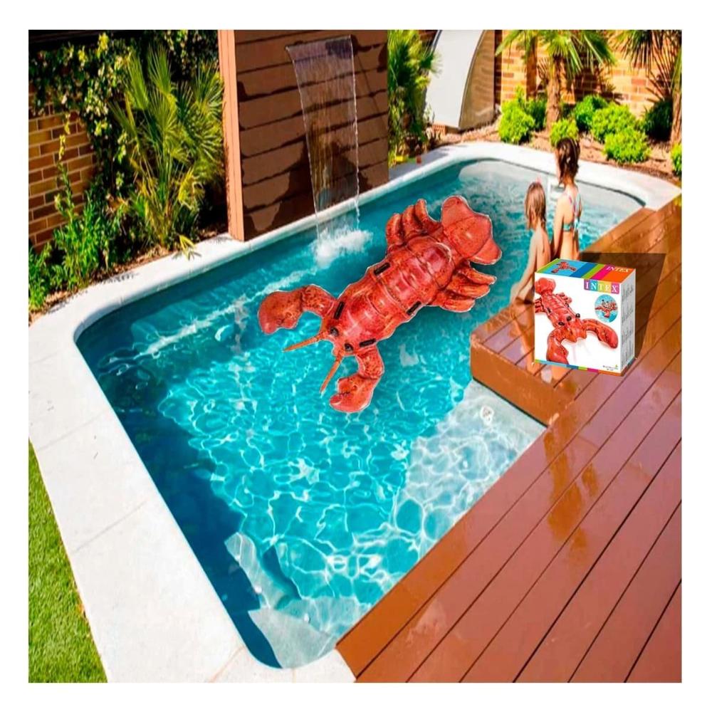 Colchoneta Flotante Langosta 213 x 137 cm Segura para Niños Y+Ligas Regalo