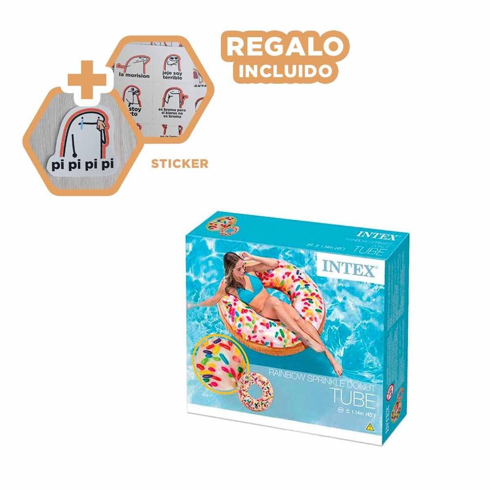 Aro Acuatico Donal Sprint 114 cm Comodo y Seguro para Juegos en Piscina Y+Regalo Sticker