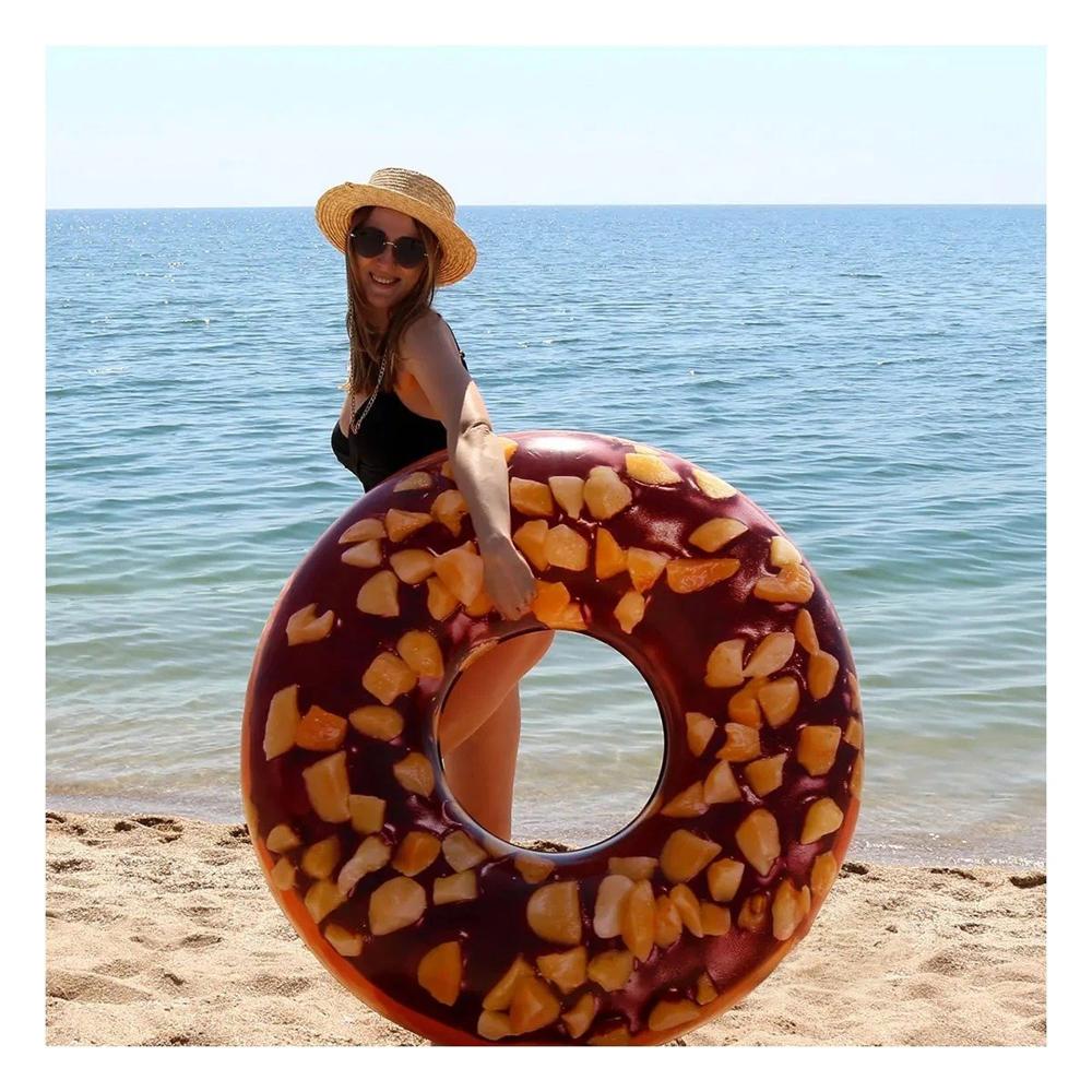 Aro Infantil Donal Chocolate 114 cm Ligero y Divertido para Agua Y+Ligas Regalo