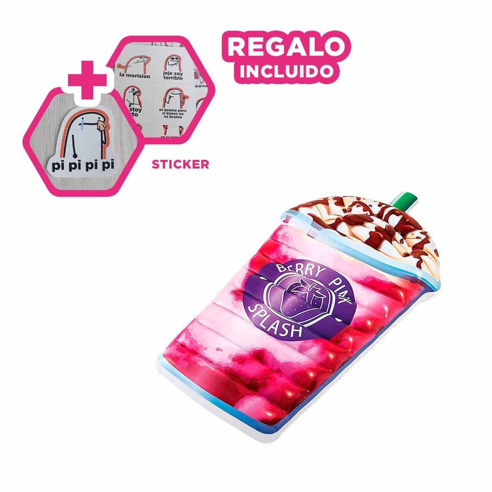 Colchoneta Acuatica Helado 198 x 107 cm para Piscina Infantil Y+Regalo Sticker