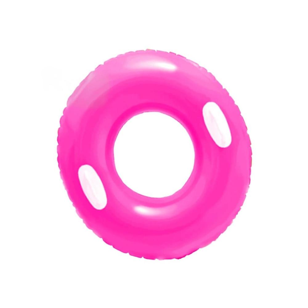 Inflable con Asa Fucsia 76 cm Ludico y Divertido para Juegos en Piscina Y+Papel Regalo