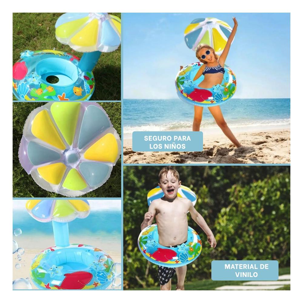 Colchoneta de Flor Celeste Divertida y Colorida para Niños Y+Post It