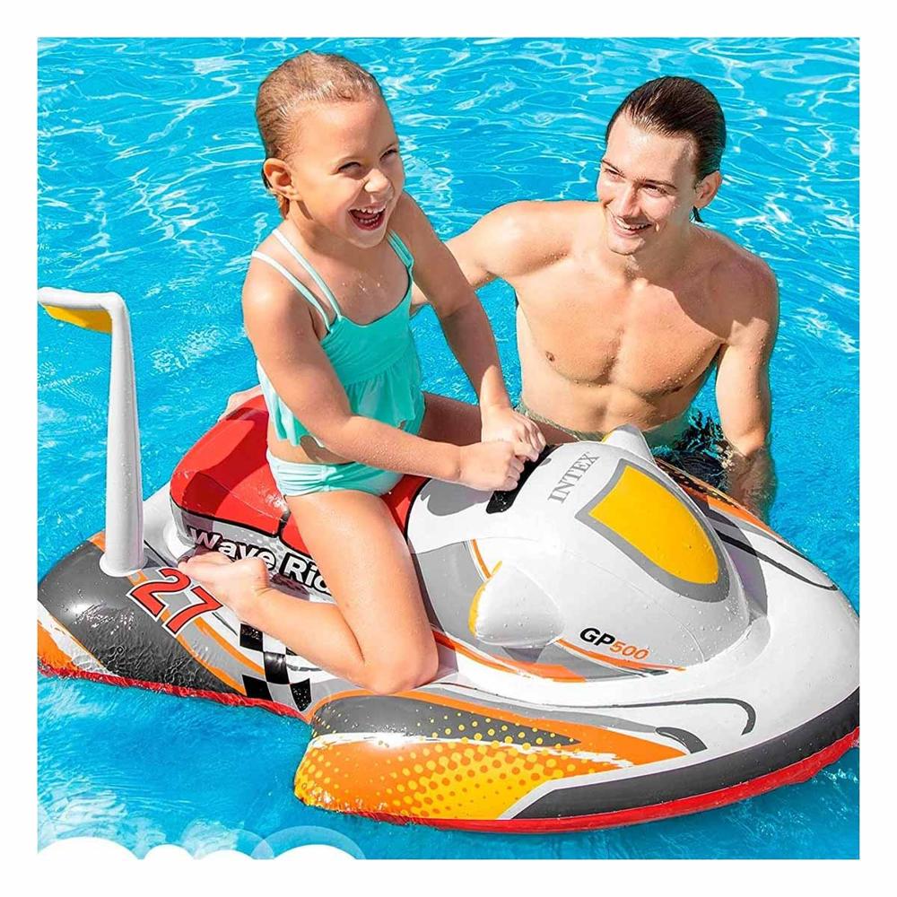 Colchoneta Moto 117 x 77 cm Inflable para Piscina y Playa