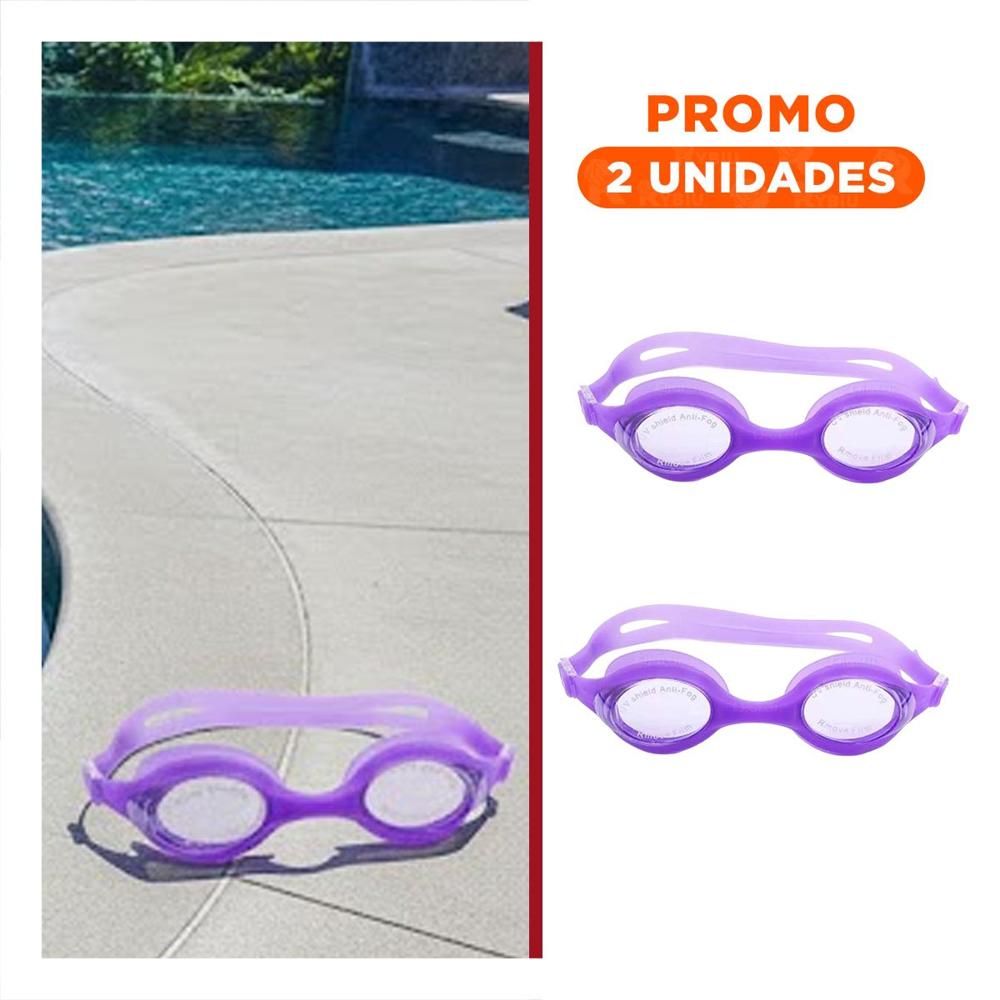 Pack2 Comodidad En Natacion Unisex Color Morado para Piscina