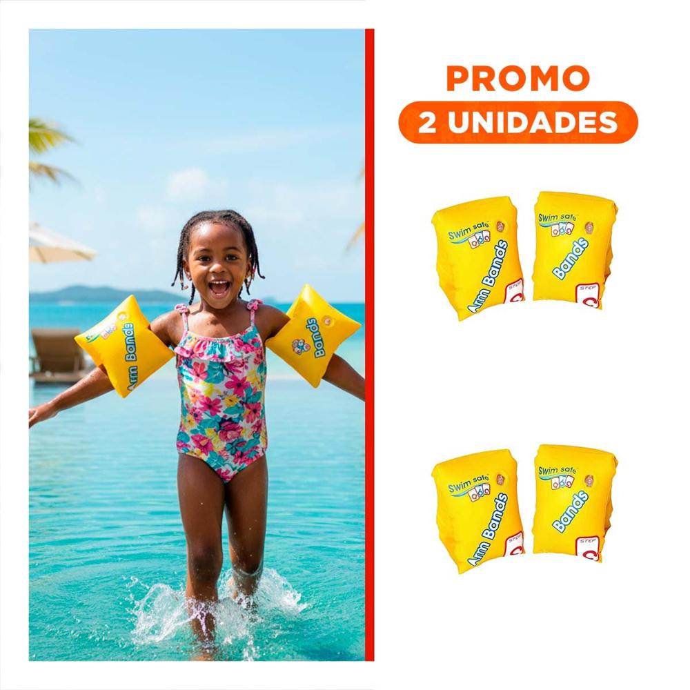 Pack2 Manguito de Brazo 30 x 15 cm Seguro y Comodo para Piscina Infantil