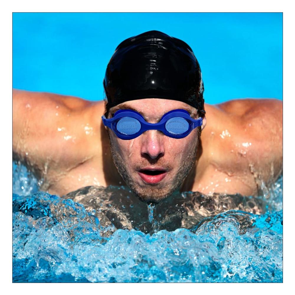 Lente para Natacion Azul Antivaho y Ajuste Comodo