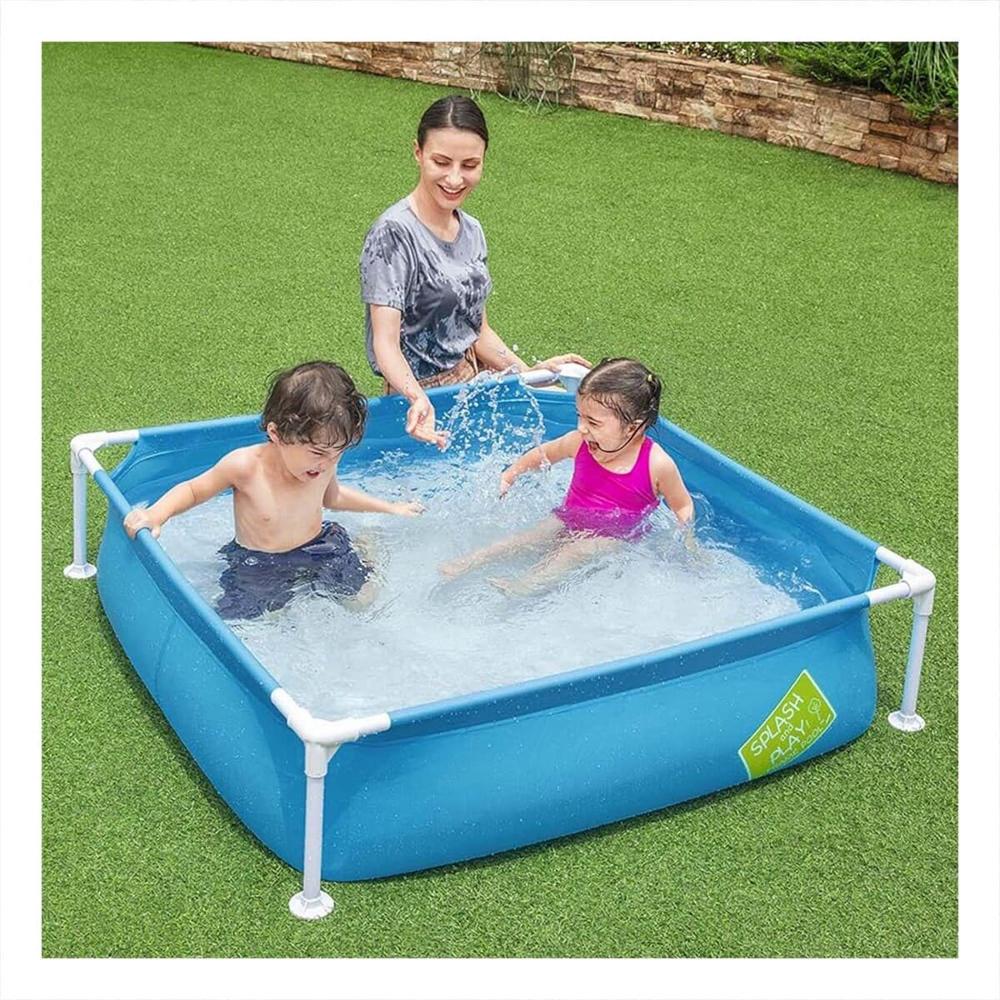 Piscina Desmontable para Ninos 1,22 x 1,22 x 30 cm para Juegos de Agua en Casa
