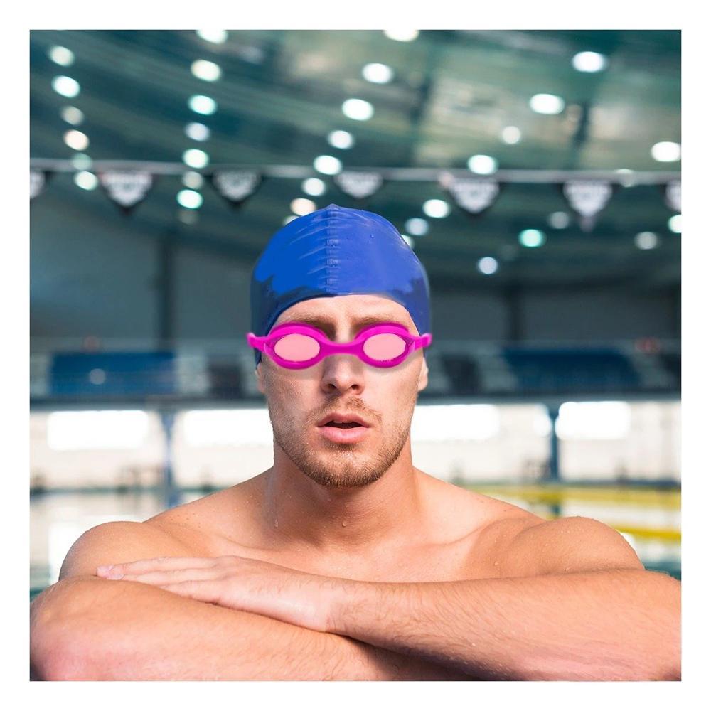 Pack4 Antifaz para Natacion Rosado Nitido y Vision Clara Y+Regalo Sticker