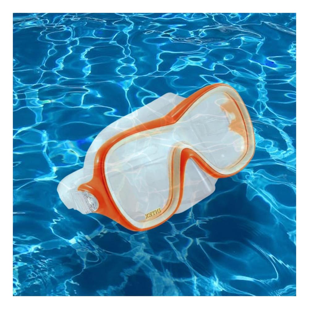 Antiparras de Buceo Adulto Anaranjado con Ajuste Ergonomico y Cierre Firme Y+Ligas Regalo