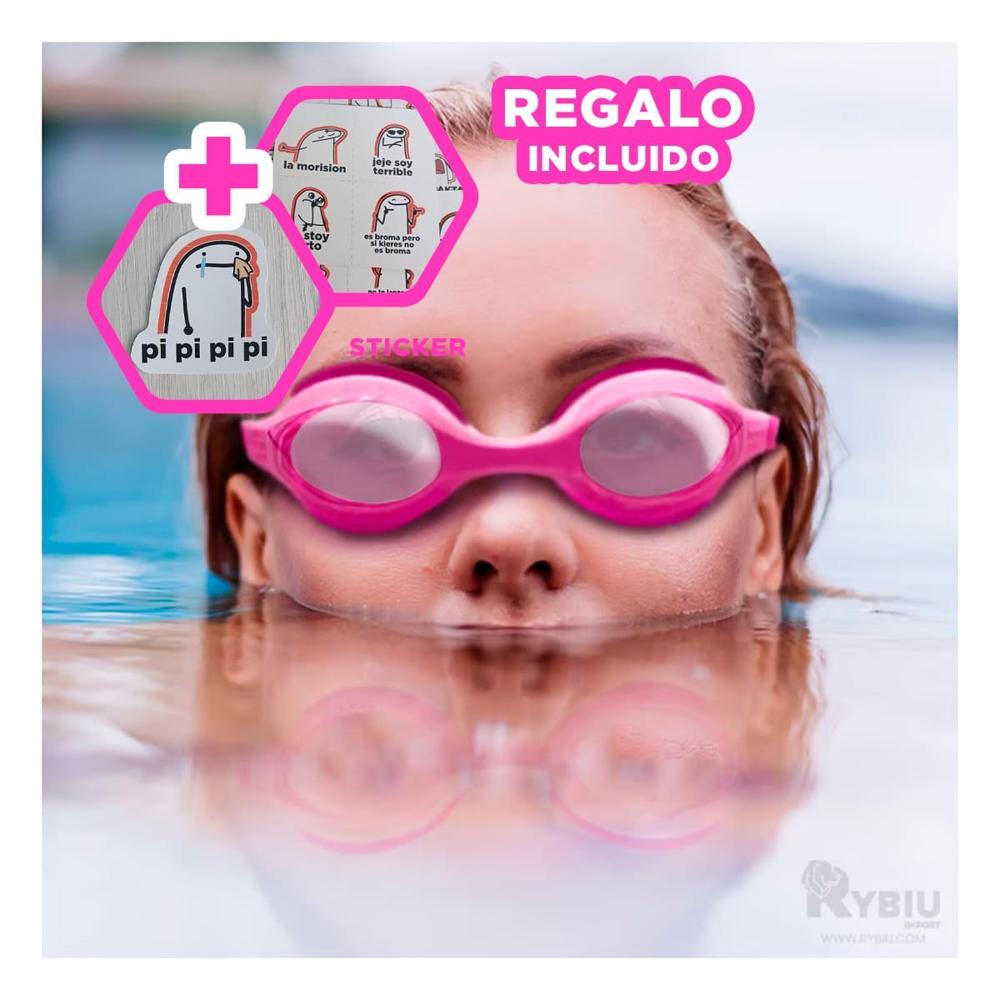 Complemento de Natacion Unisex para Entrenamiento Acuatico en Piscina Rosado Y+Regalo Sticker