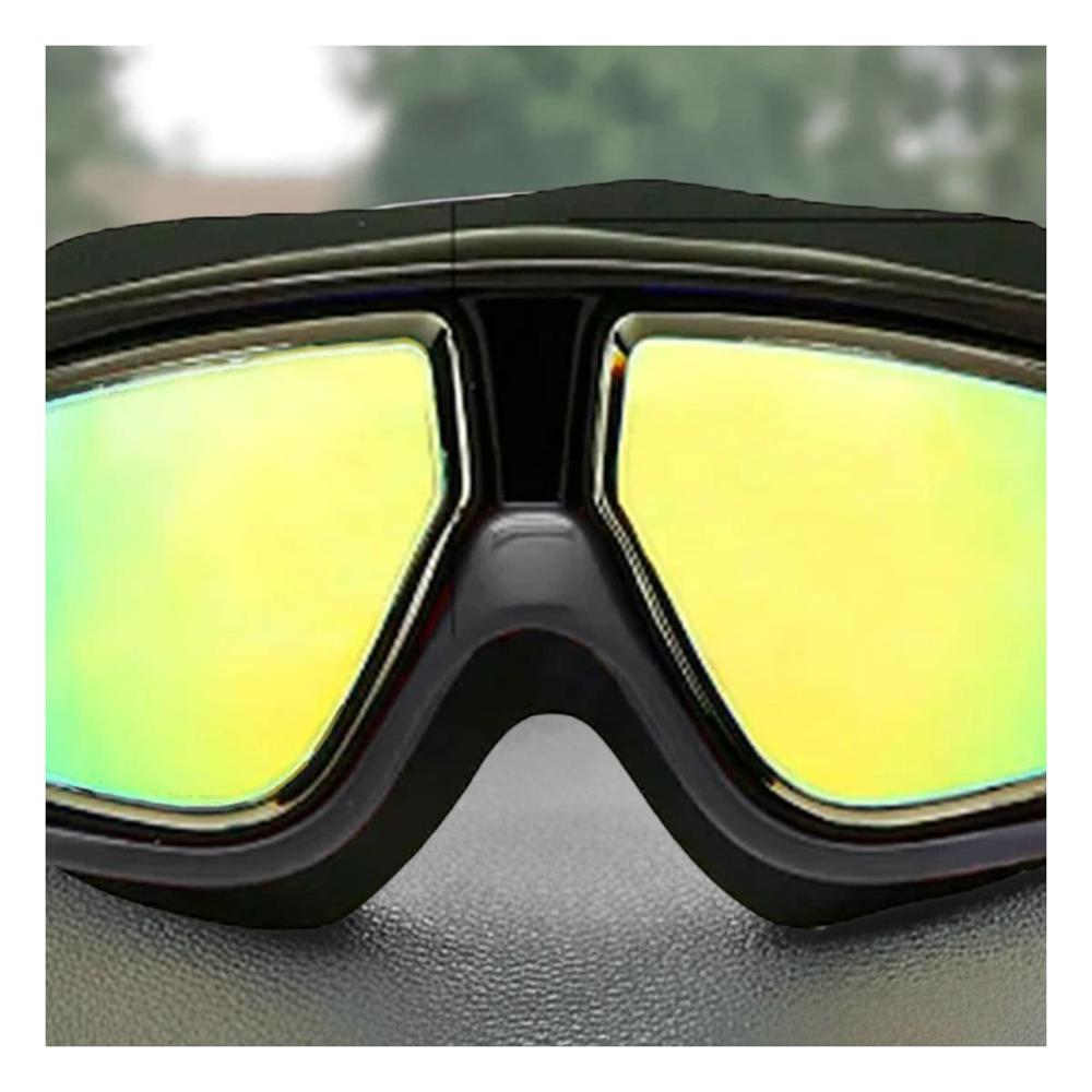 Lentes Natacion Vidrio Templado Negro con Ajuste Comodo y Vision Clara