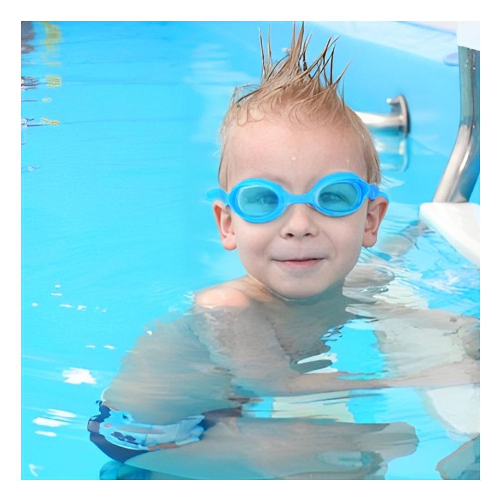Antiparras De Natacion Unisex Color Celeste Comodas para Piscina