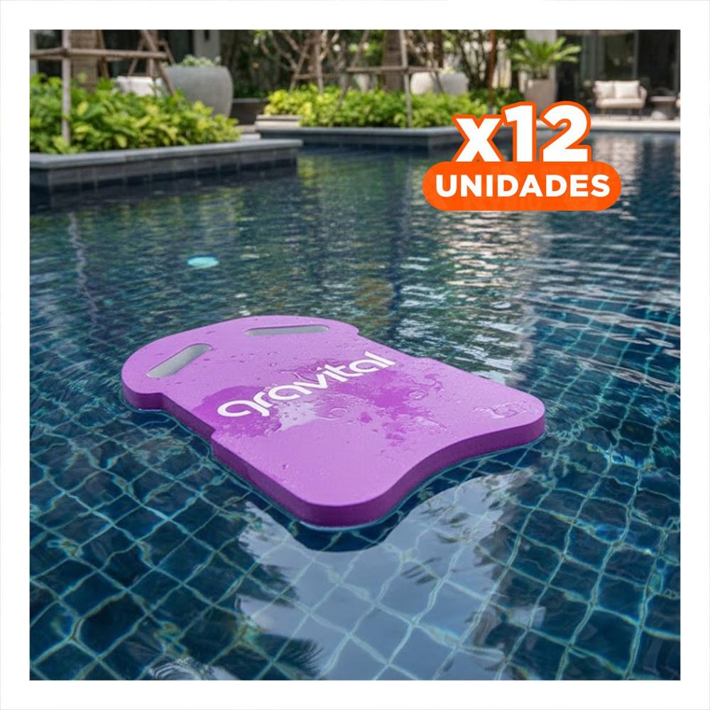 Pack12 Flotador Acuatico con Cintura para Entrenamiento Tecnico en Piscina Lila