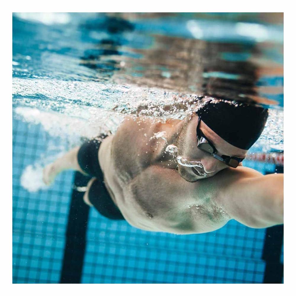 Lente para Natacion Negro con Estuche 23,7 x 3,8 x 14,4 cm y Antivaho