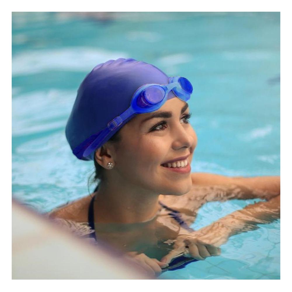 Antiparras de Natacion Unisex Color Azul para Piscina y Playa Peru Y+Ligas Regalo