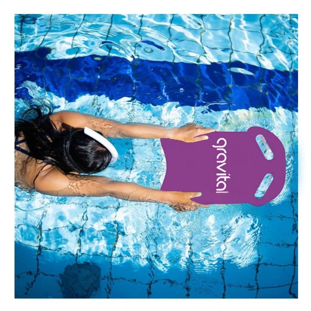 Tabla de Natacion con Cintura para Uso Personal en Entrenamiento Acuatico Lila Y+Ligas Regalo