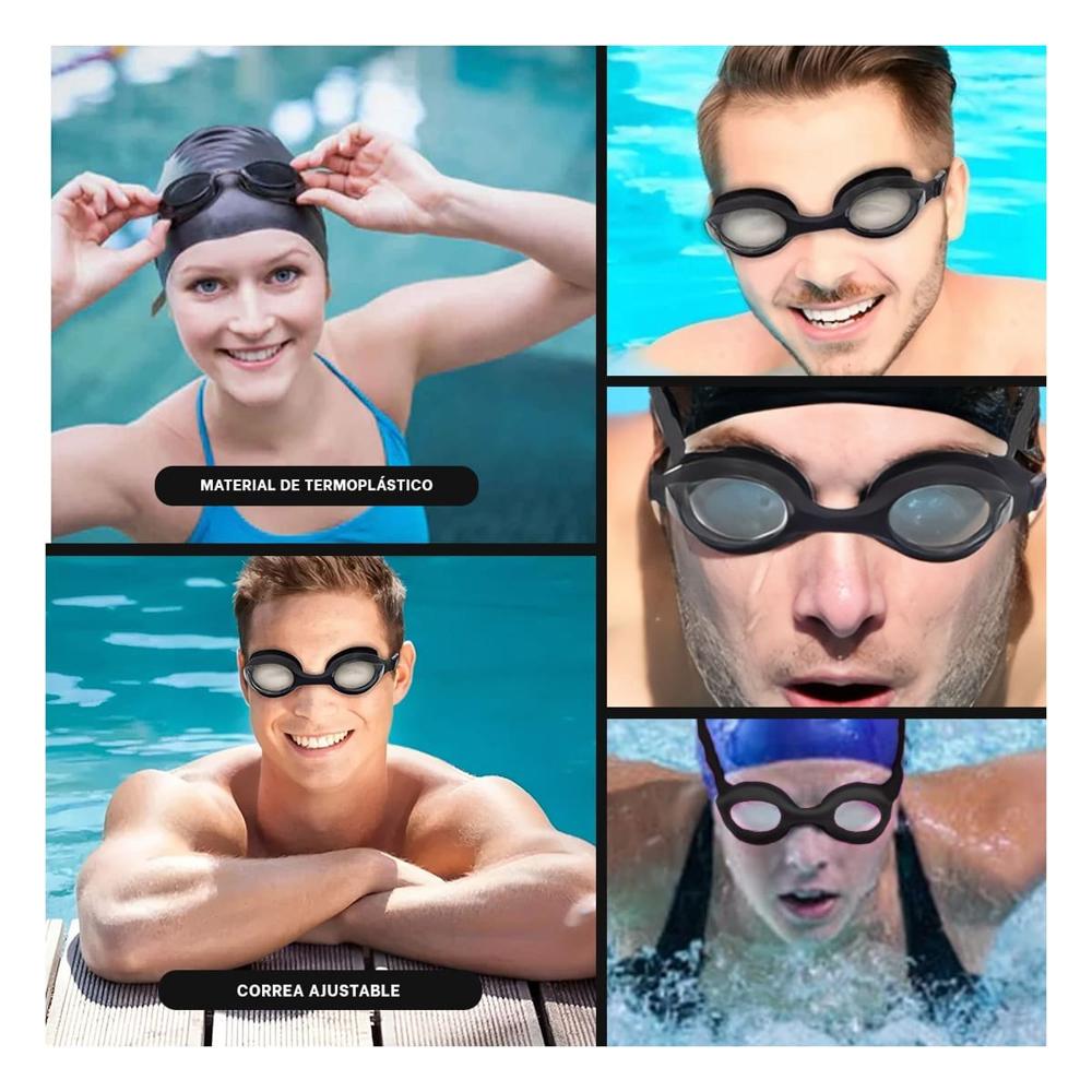 Accesorio Visual de Natacion Negro para Piscina con Ajuste Seguro y Confort Y+Post It