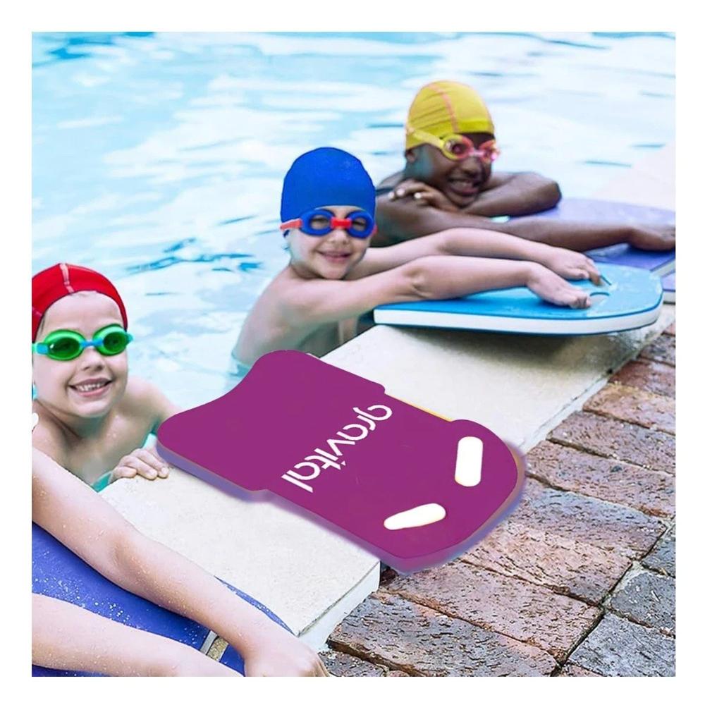 Tabla de Natacion con Cintura para Practica Continua en Piscina Uso Diario Lila