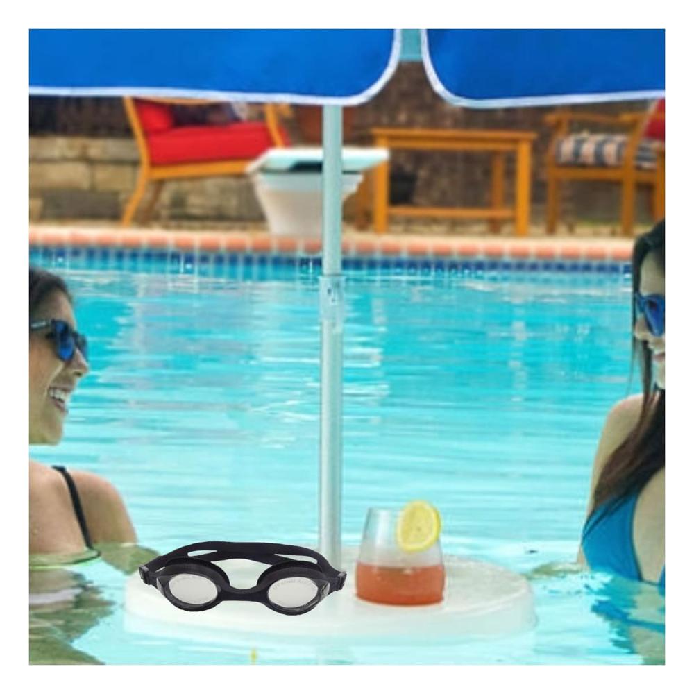 Lente para Natacion Negro con Ajuste Seguro y Transparente Y+Ligas Regalo