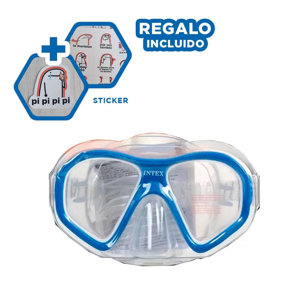 Gafas de Buceo Azul con Diseno Ergonomico y Ajuste Seguro en Piscina Y+Regalo Sticker