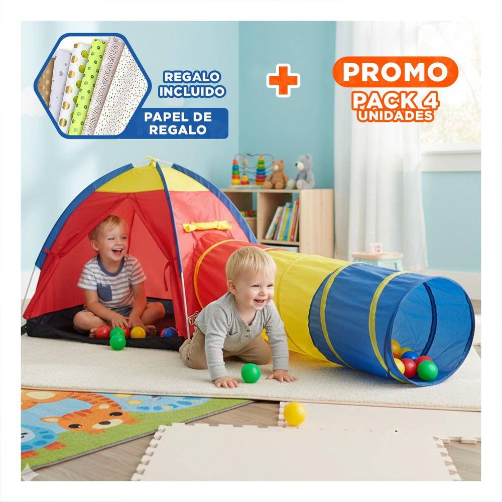 Pack4 Zona Infantil MG-15206 Comoda y Segura para Diversion Diaria Y+Papel Regalo