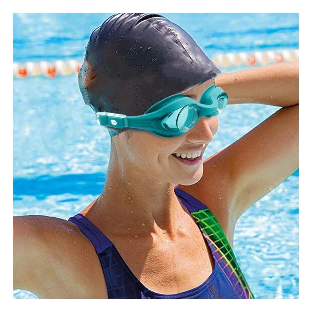 Lente Natacion Celeste con Marco Comodo y Vision Nitida