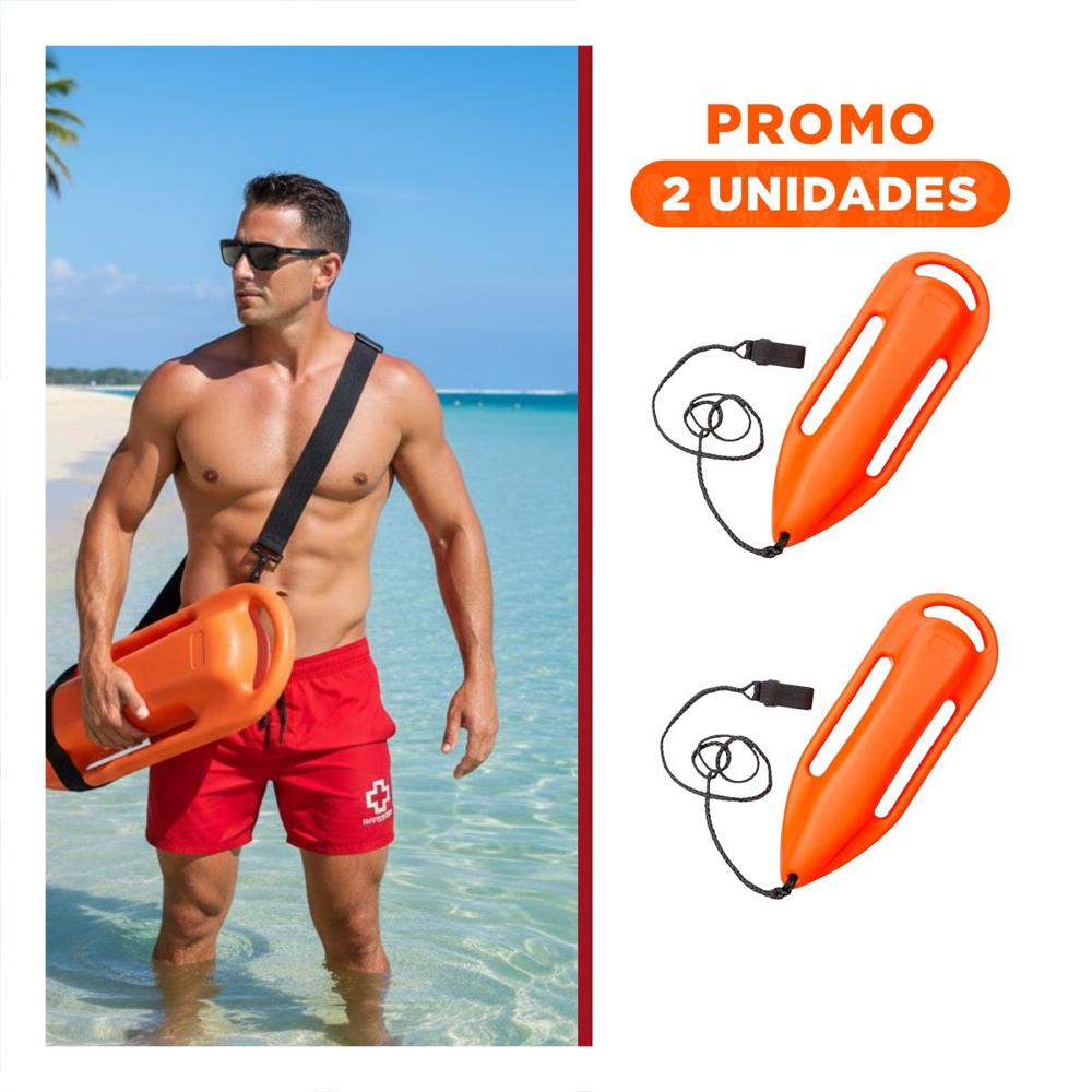 Pack2 Boya de Seguridad Anaranjada MG-FT155 para Actividades Acuaticas Y+Regalo Sticker