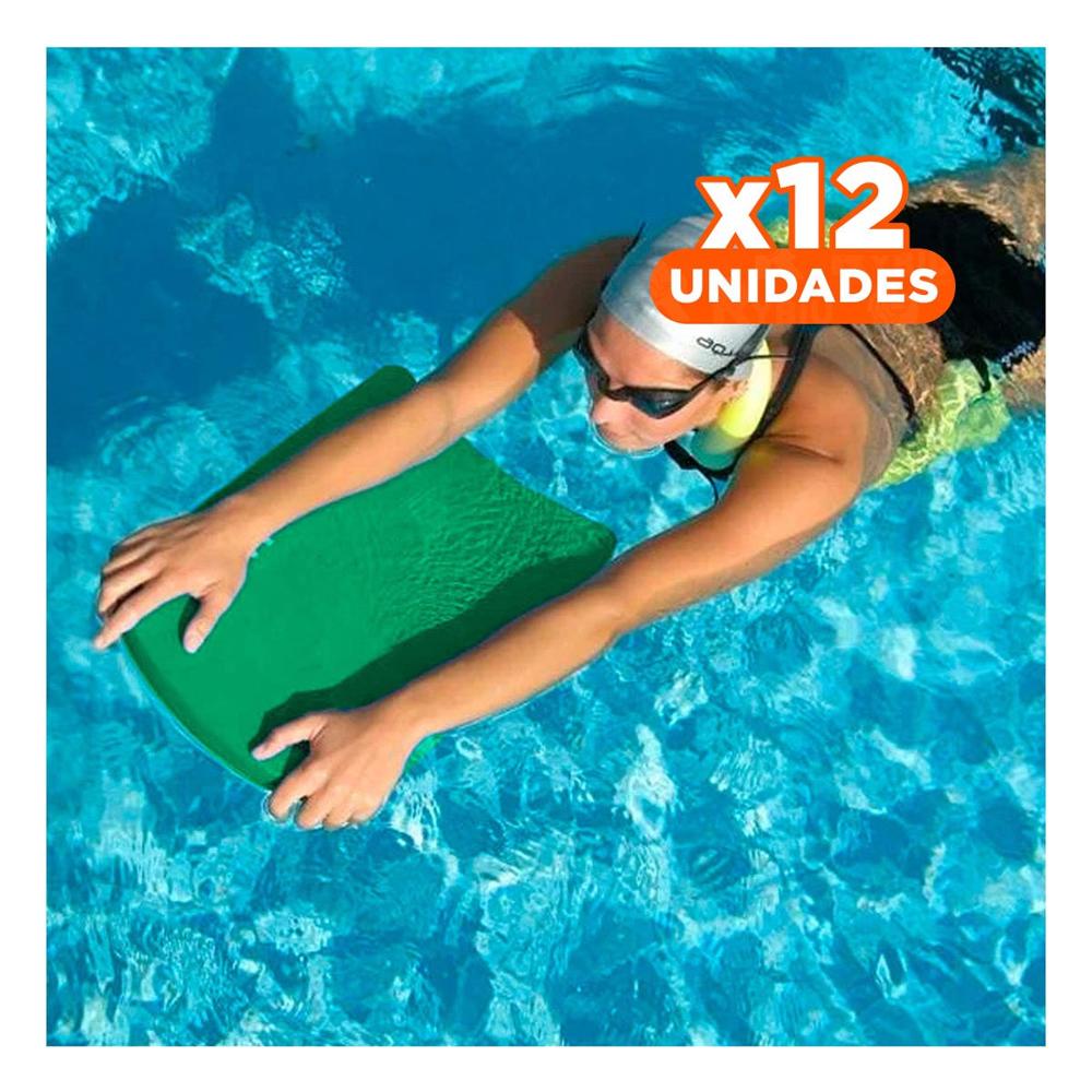 Pack12 Equipo de Natacion con Cintura Verde para Entrenamiento Acuatico Y+Papel Regalo