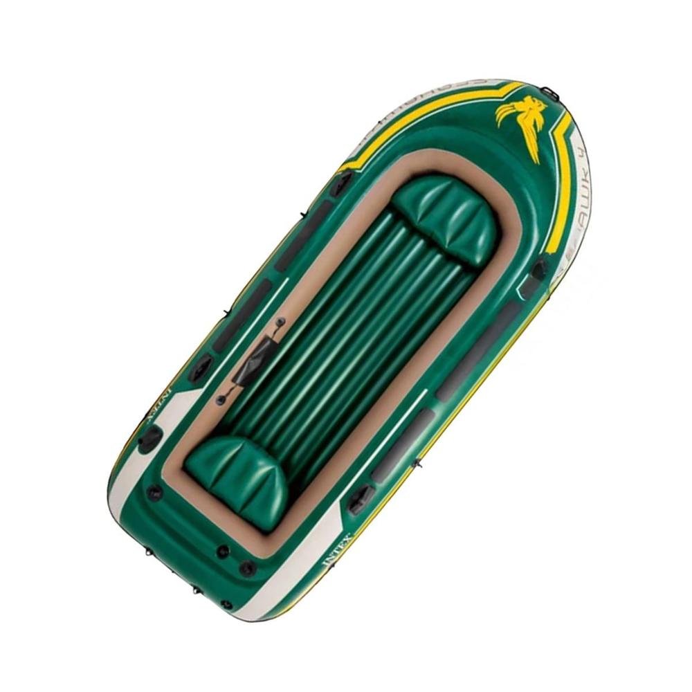 Embarcacion Inflable Seahawk 4 con Remos e Inflador para Actividades Acuaticas Y+Regalo Sticker