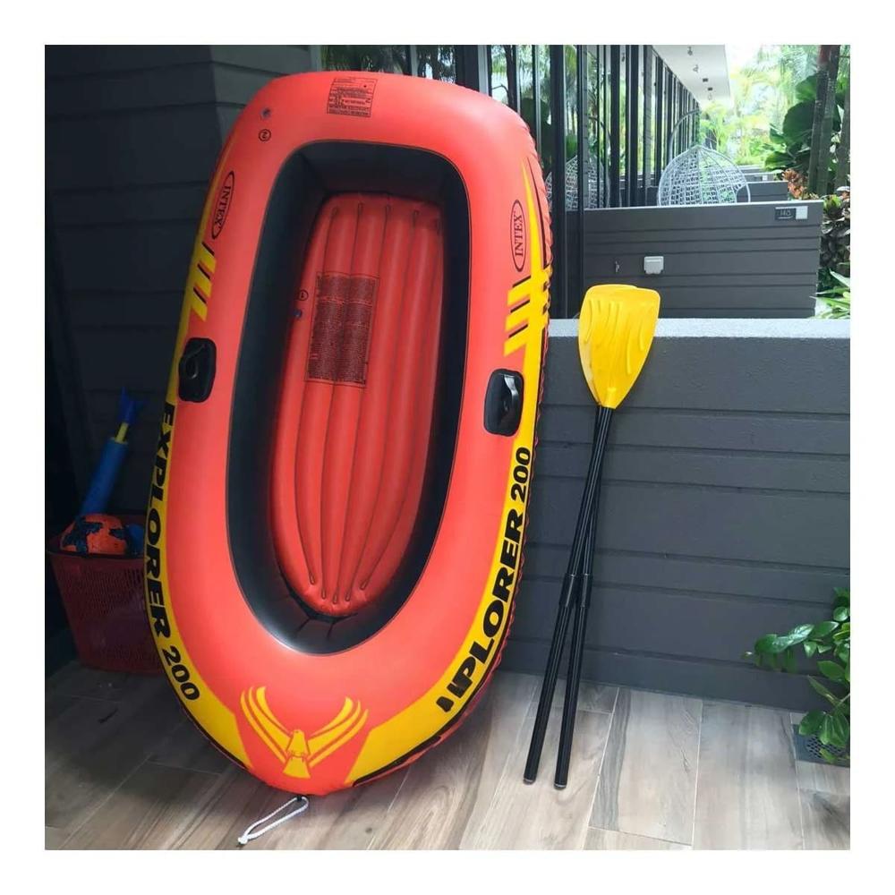 Barca Inflable Explorer 200 para Uso Familiar en Piscinas y Playas Y+Post It