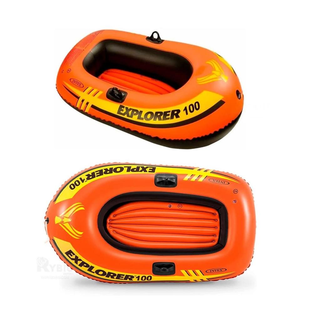 Embarcacion Inflable Explorer 100 para Juegos y Descanso en el Agua Y+Regalo Sticker