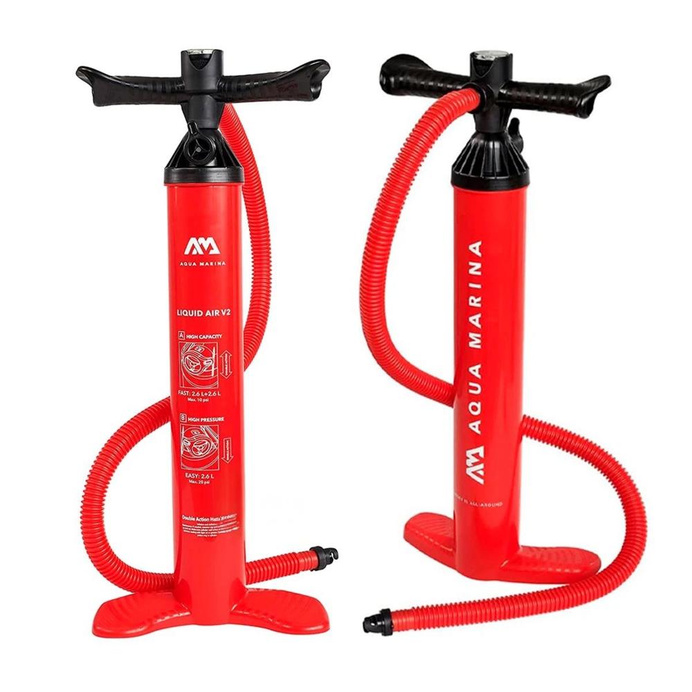 Compresor Manual de Alta Presion de Doble Accion para Equipos Inflables Y+Regalo Sticker