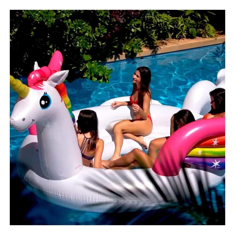 Bote Inflable Unicornio 57266EU para Juegos Acuaticos y Paseos Recreativos